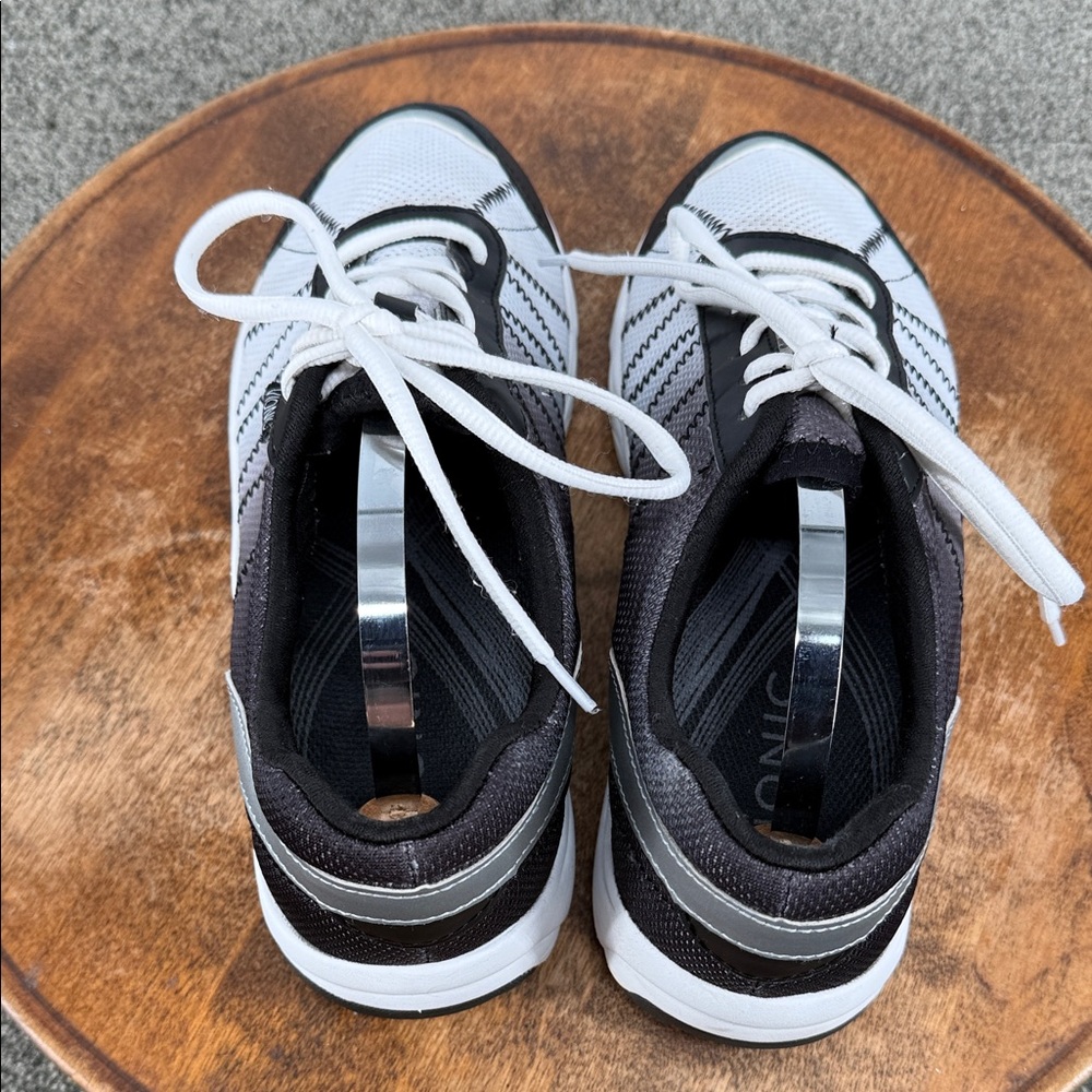Vionic Women's Gray, Black & White Casual Sneakers - Picture 7 of 15